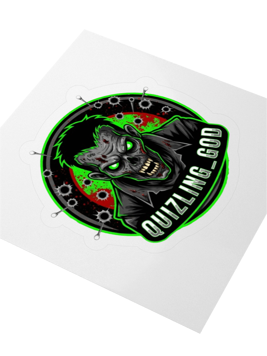 Neon Zombie Kiss Cut Stickers product image (11)