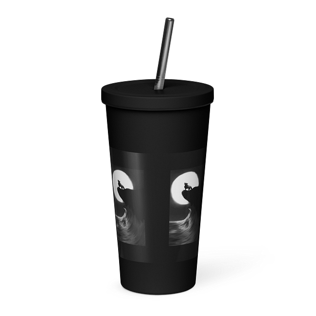 Insulated Tumbler with a Straw - view all designs