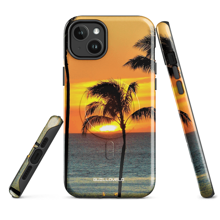 GUILLOVELO SUNSET PALMS MAGSAFE IPHONE CASE product image (2)
