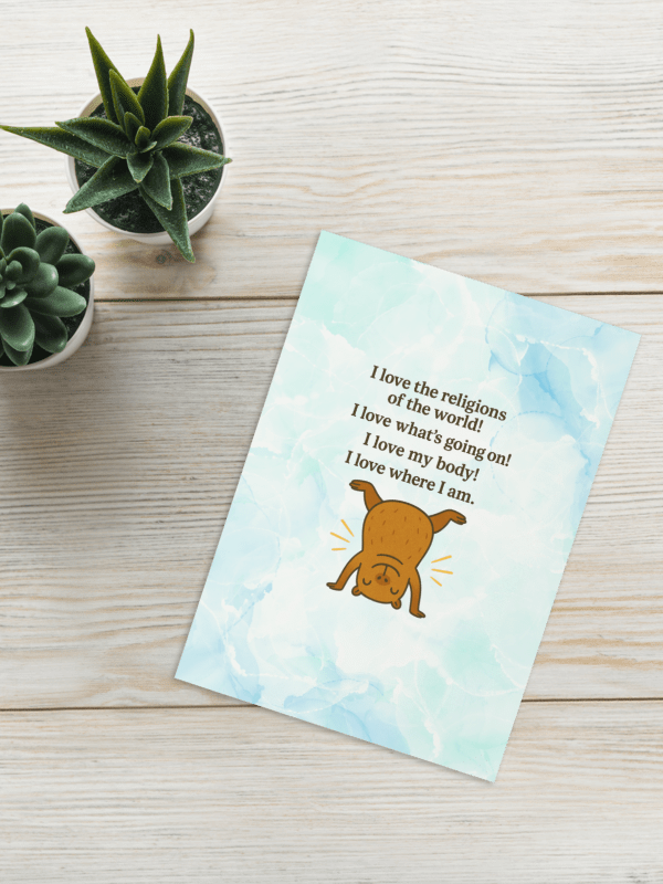 I Love The Religions Cappy - Card product image (1)