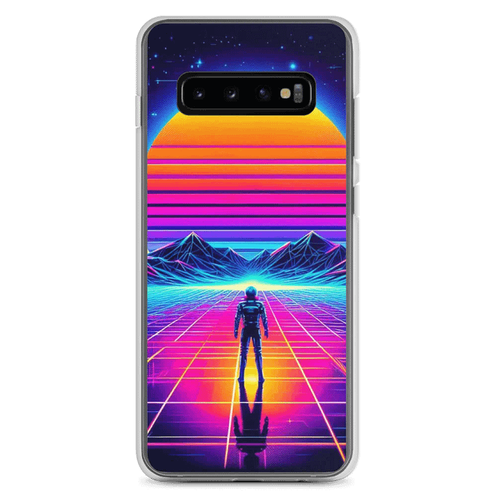 Neon Grid Samsung® Case | Ai Design product image (8)