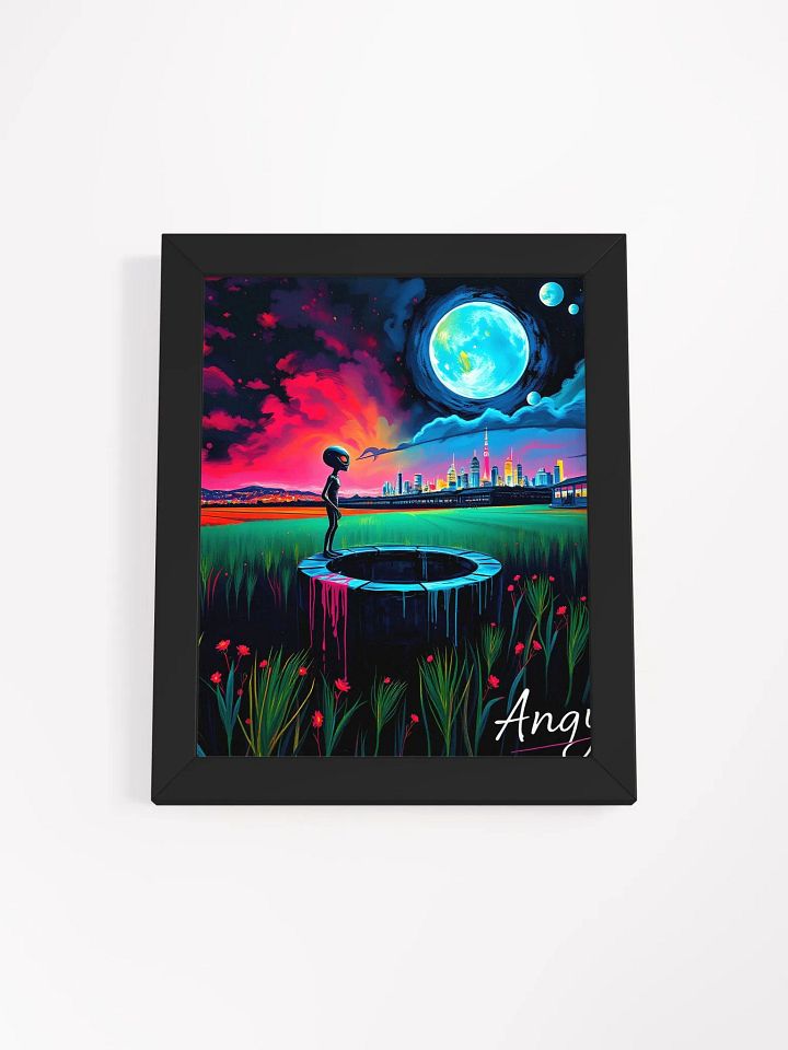 Vibrant Ayous Wood Framed Matte Art Print product image (4)
