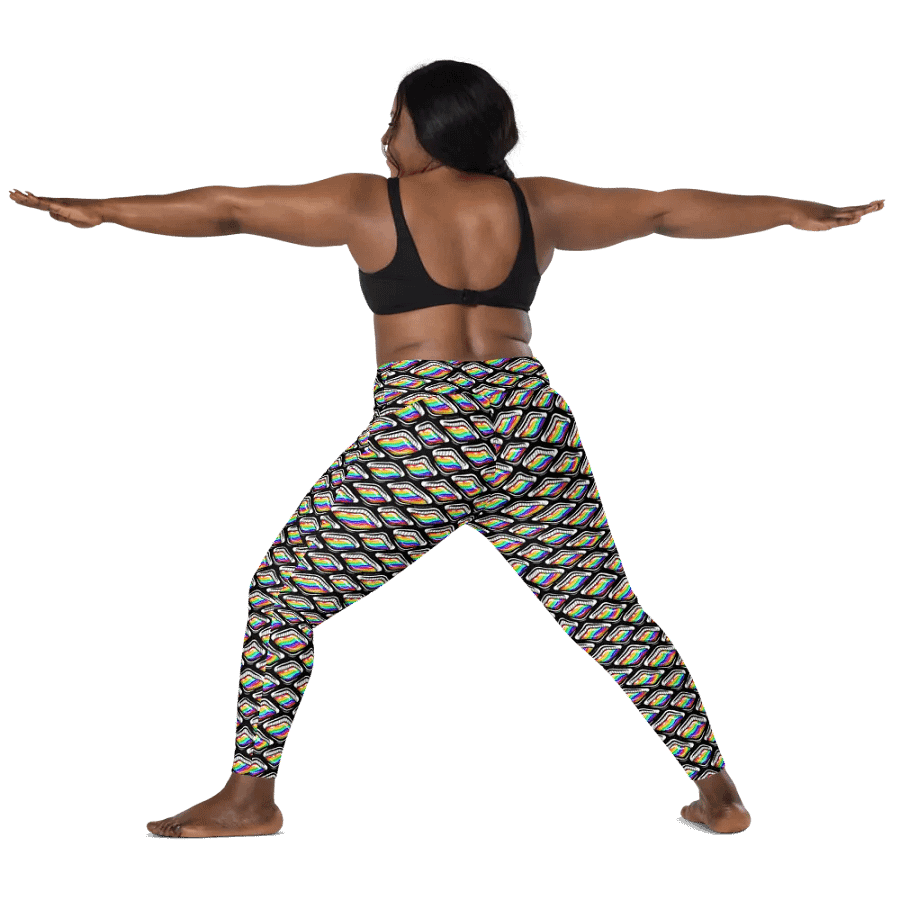 Rainbow Squares Pocket Legging product image (4)