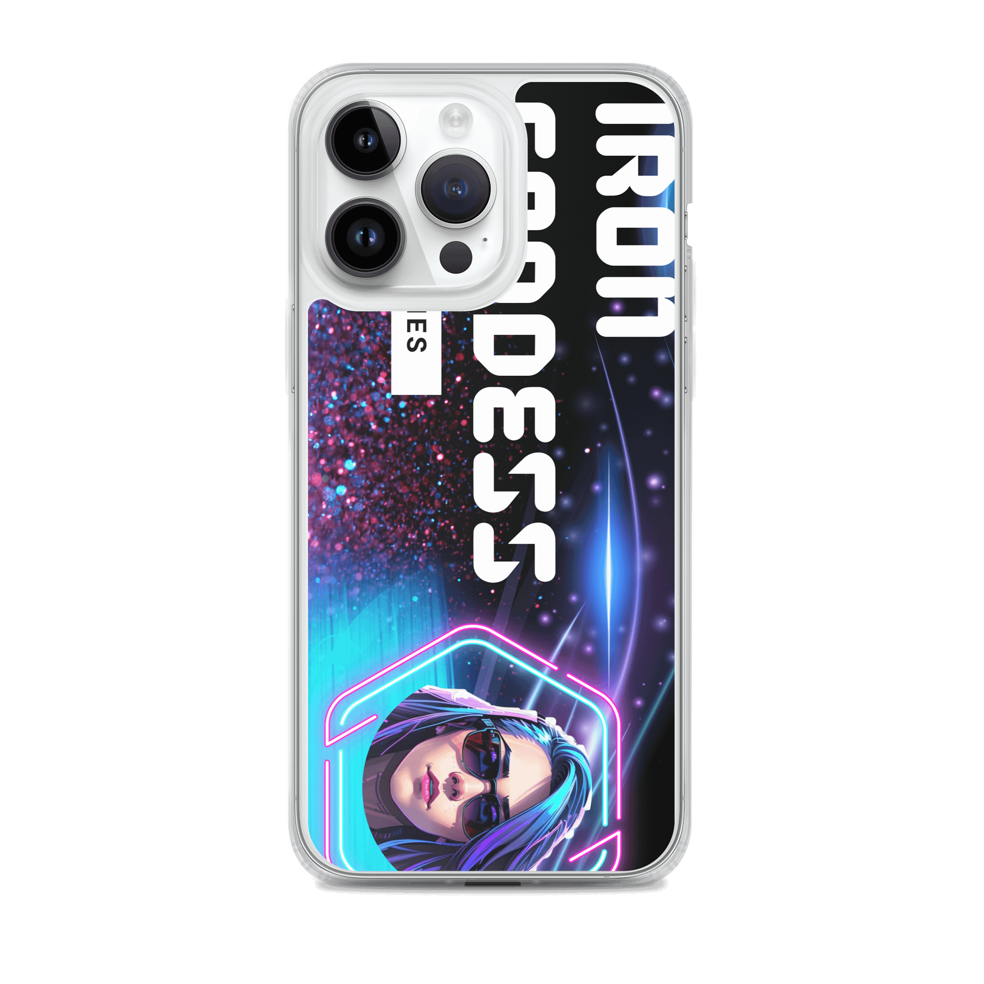 Neon Cyberpunk iPhone® Case - Iron Goddess Edition product image (2)