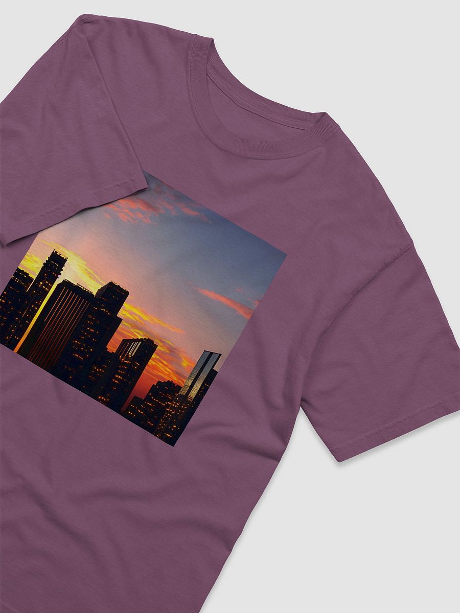 City Lights Ignite: Sunset Skyline T-Shirt product image (31)