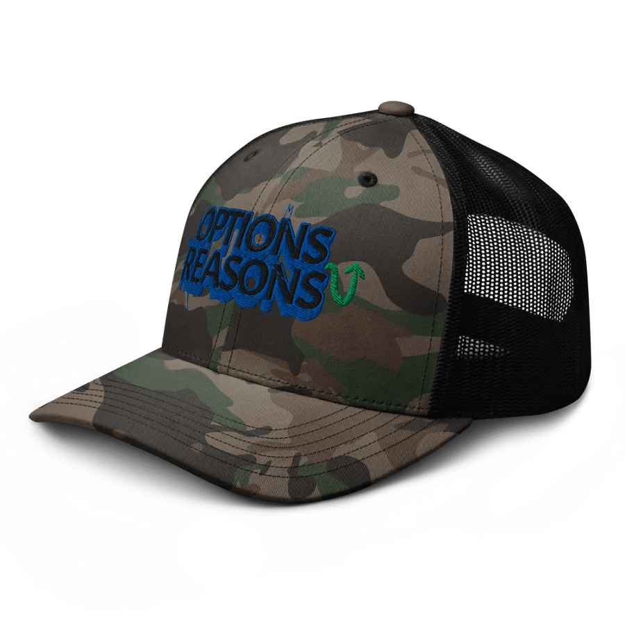 Wave Options Camo Trucker Hat product image (6)