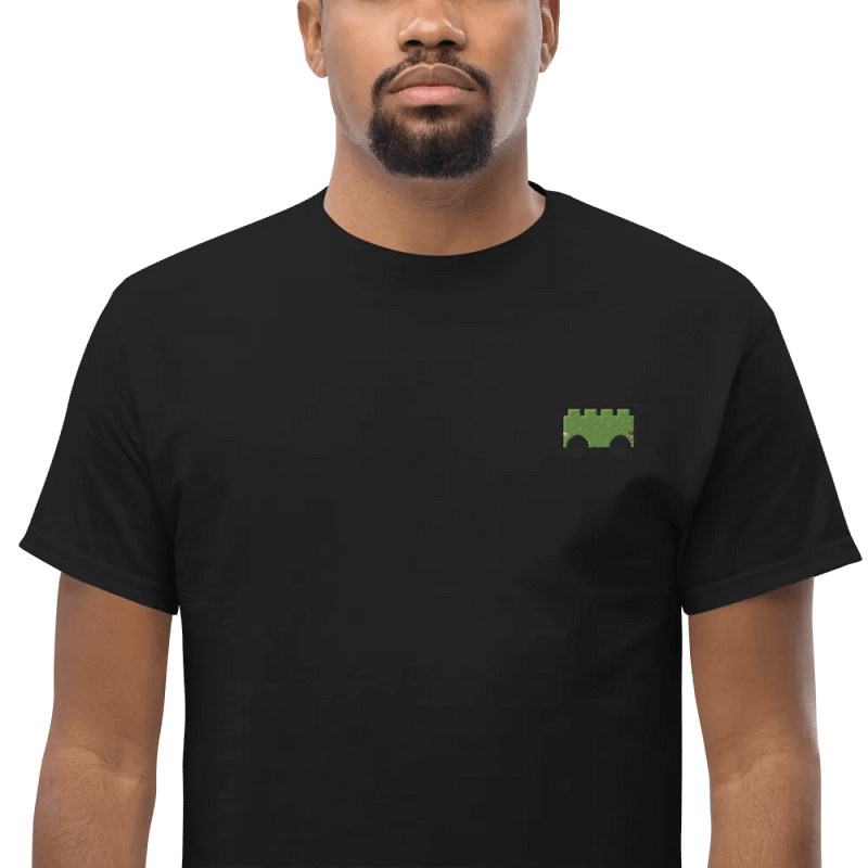 Brick-Car Tee Stitched Green
