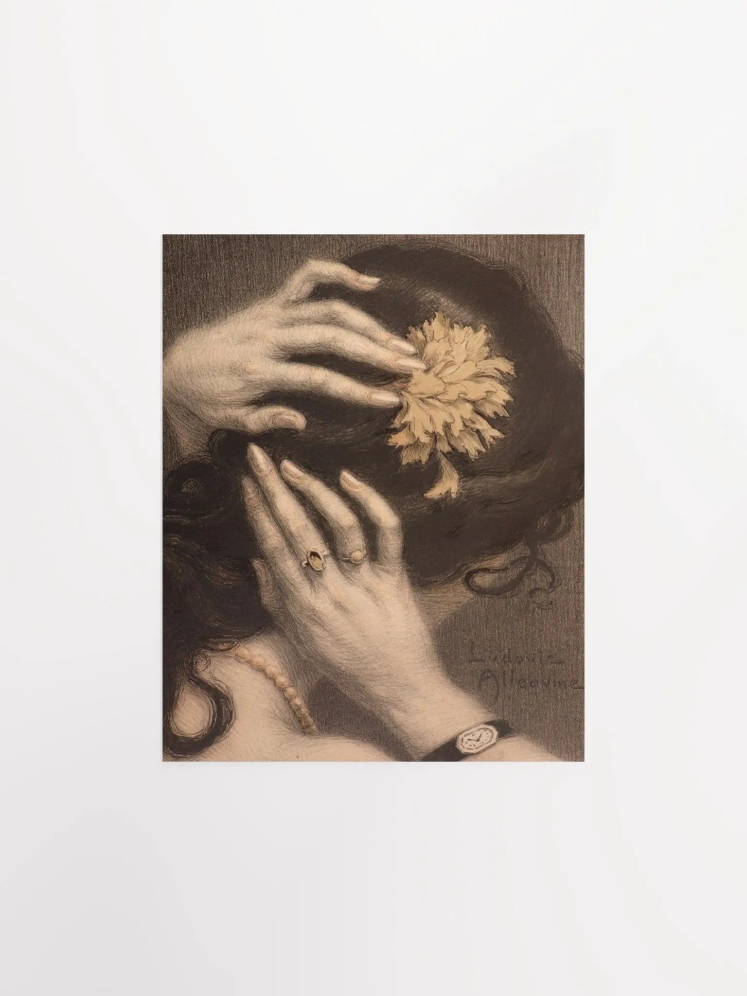 ''Mains de femme'' by Ludovic Alleaume Posters (Sizes Avail.) product image (1)