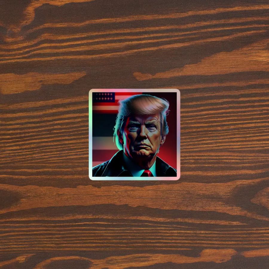 Touch of Patriotism Holographic Sticker product image (5)