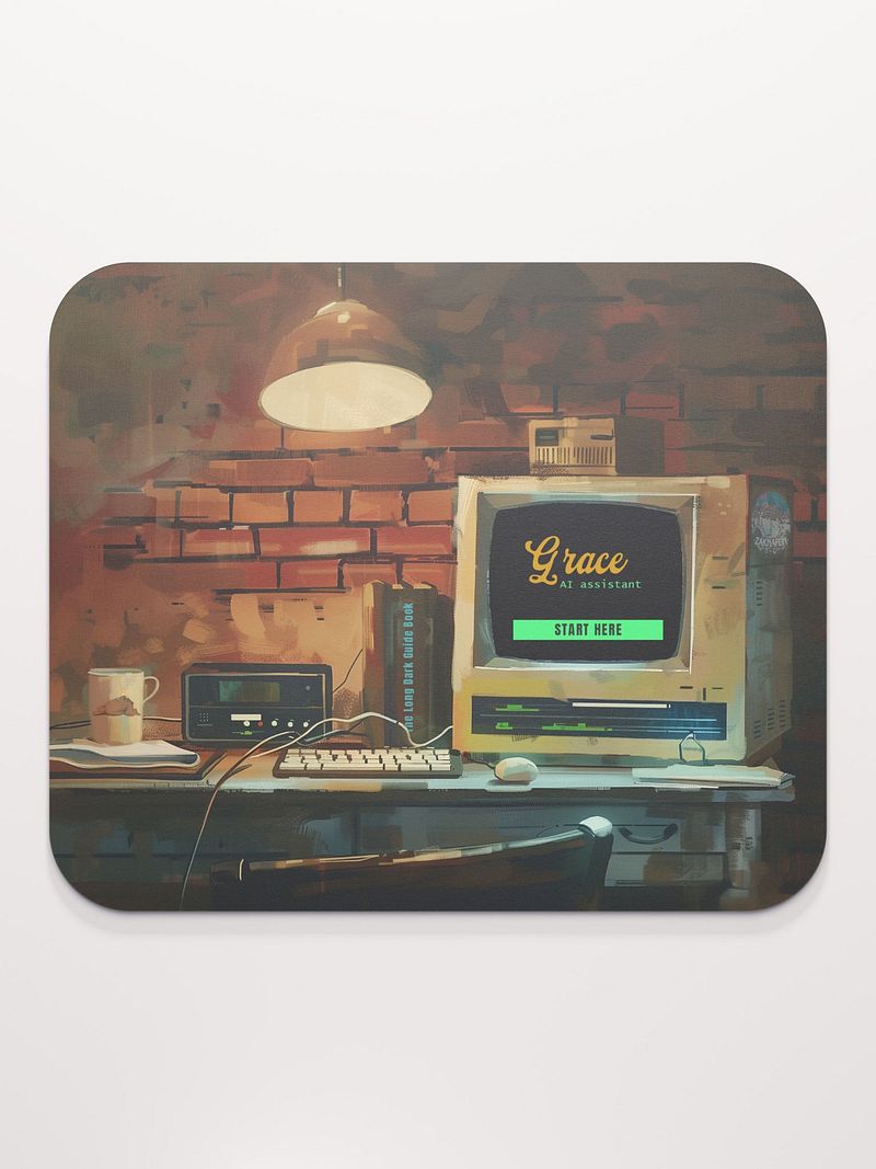 Grace AI Interloper Mouse Pad
