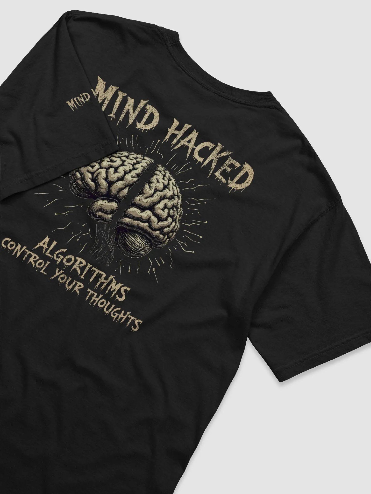 Mind Hacked - Algorithms Control Your Thoughts Double-Sided Design product image (4)
