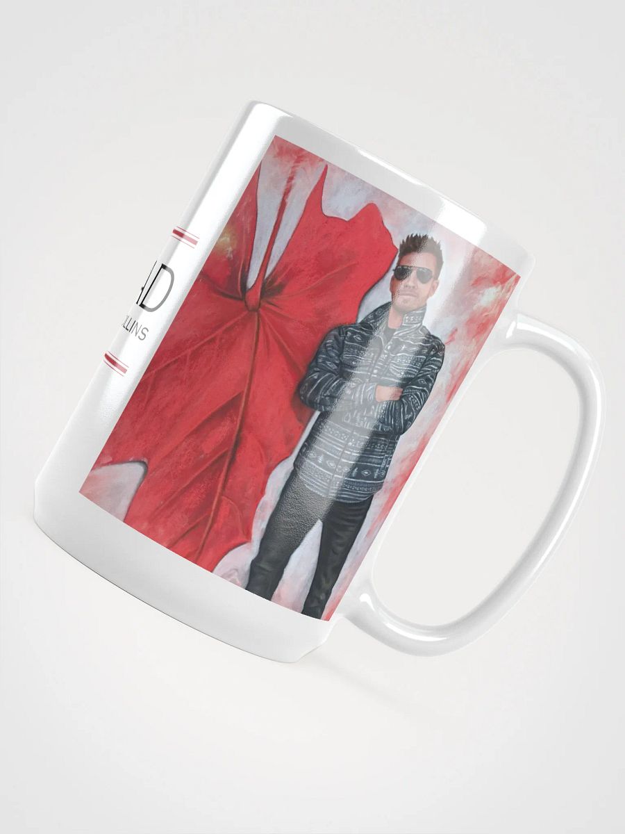 Echoes in Red – Chad Michael Collins Pastel Portrait Mug (15 oz) product image (4)