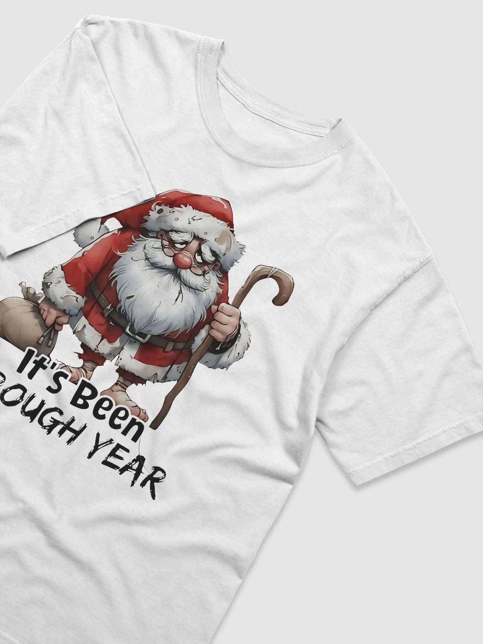 Santa Claus It’s Been A Rough Year Shirt product image (4)