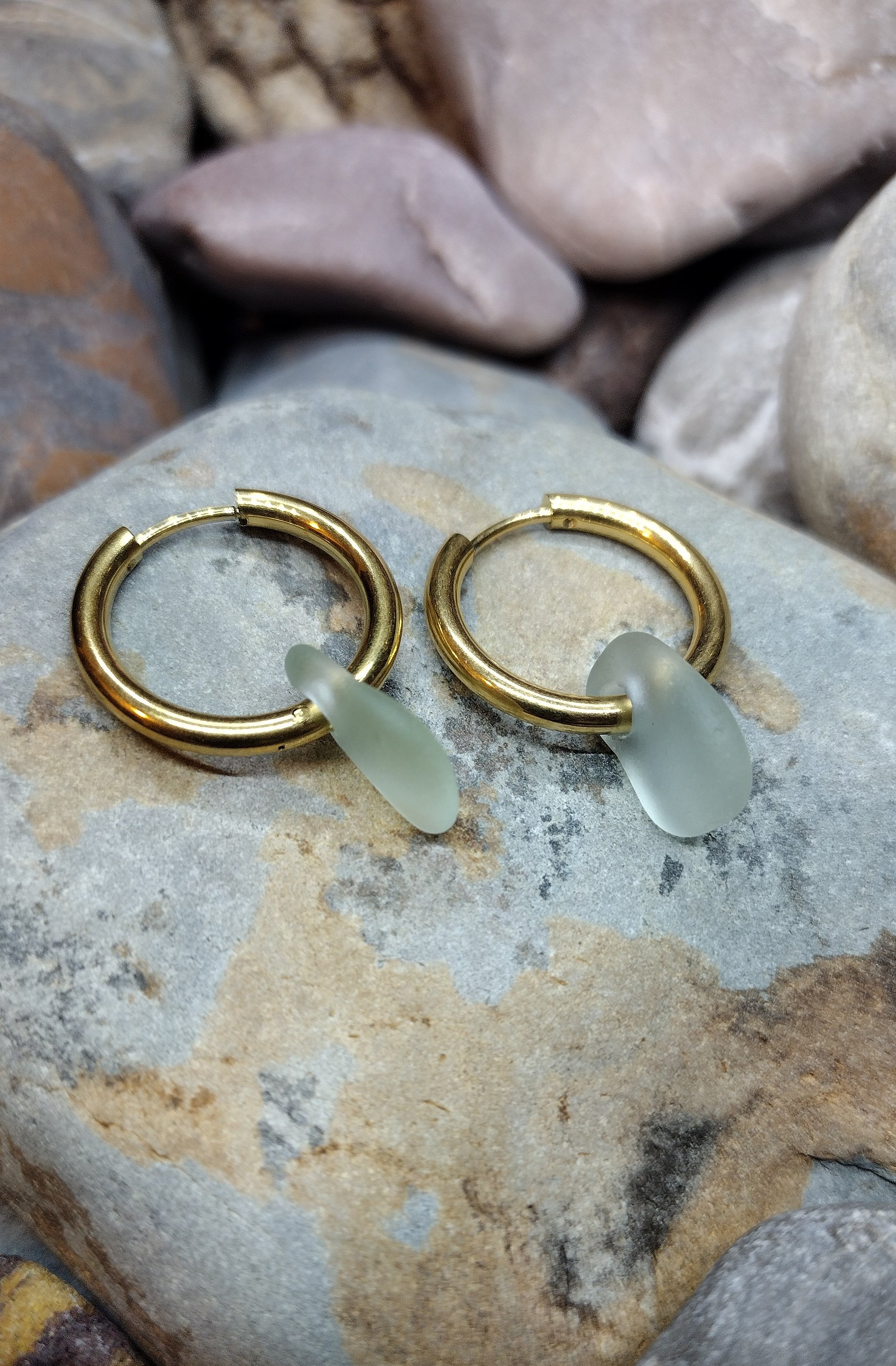 Sea Glass Earrings product image (1)