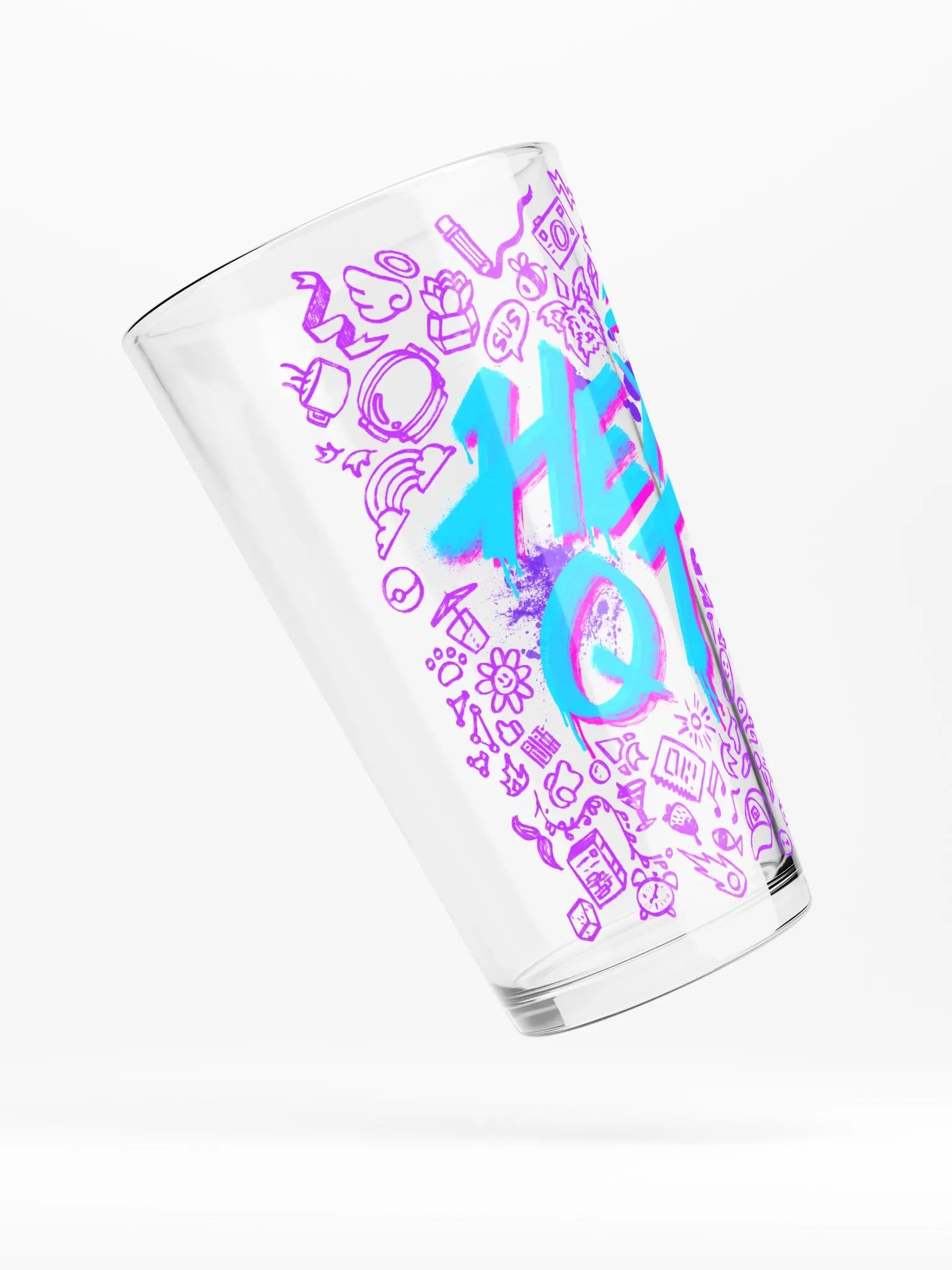Graffiti Hey QT Glass product image (4)
