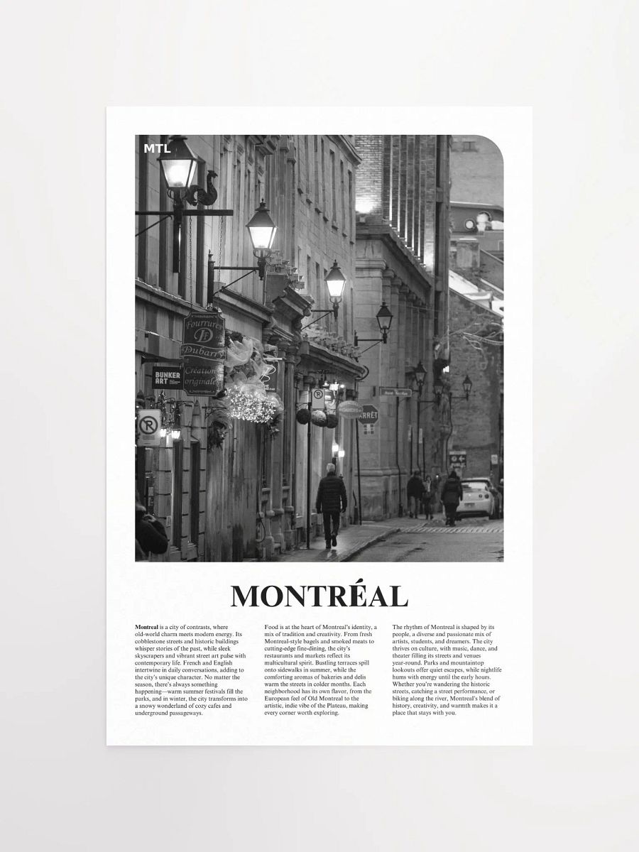 Montreal 02 Newspaper Poster product image (5)