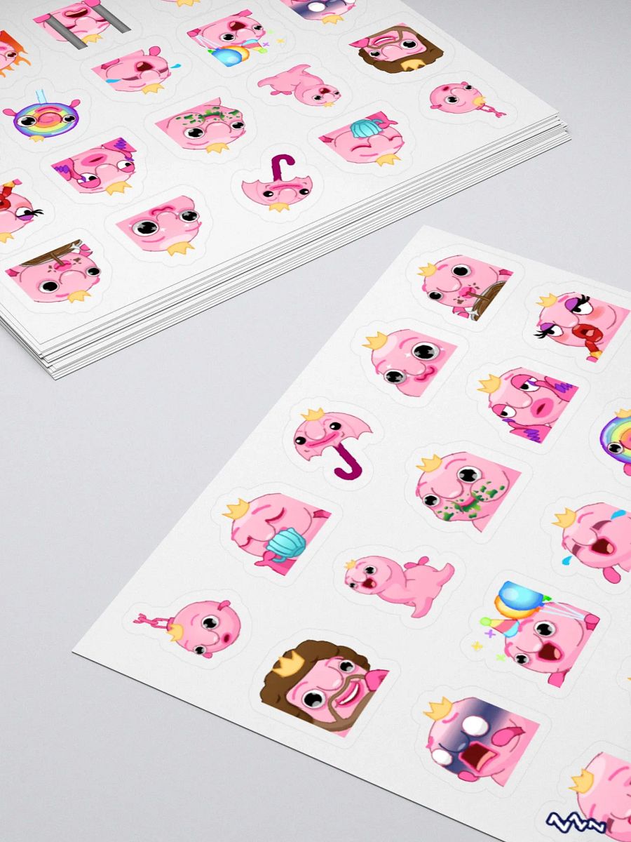 Blobarella Emotes Sticker Sheet product image (4)