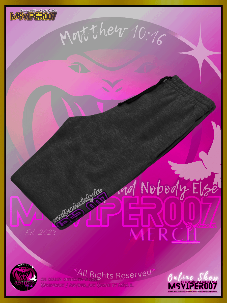 Pants - "MsViper_007™ Brand" [purple/blk] - Support&Sport" Cozy Comfort Jogger Pants By Anna H. product image (4)