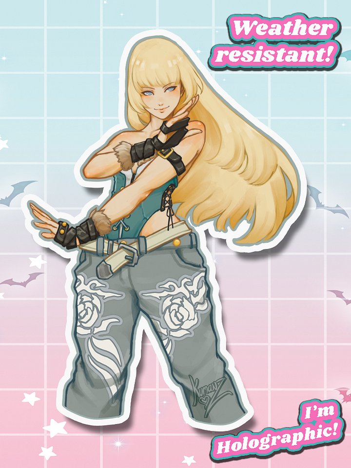 Rochefort Princess Holographic XL Sticker product image (1)