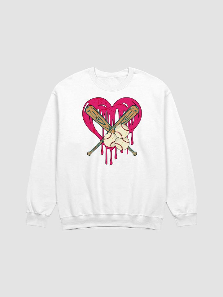 Heart Baseball Love Crewneck product image (21)