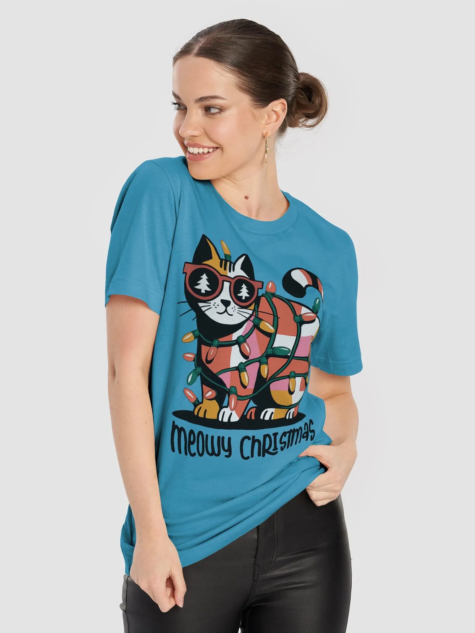 Meowy Christmas - Cat T-Shirt product image (85)