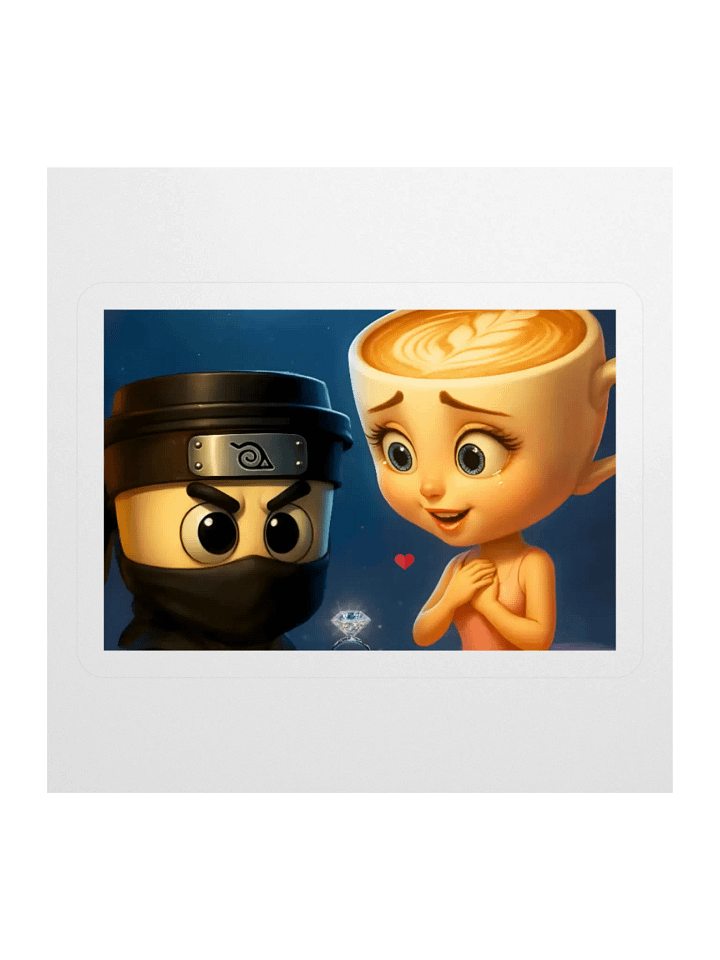 Ballerina Cappucina and Cappuccino Assassino engagement STICKER product image (1)
