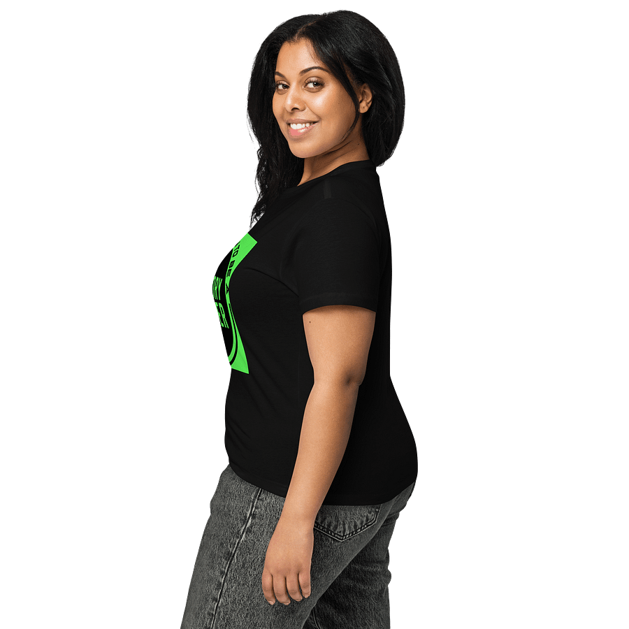 I was Born to be a History Maker High-Waisted Black Ladies Tee product image (7)