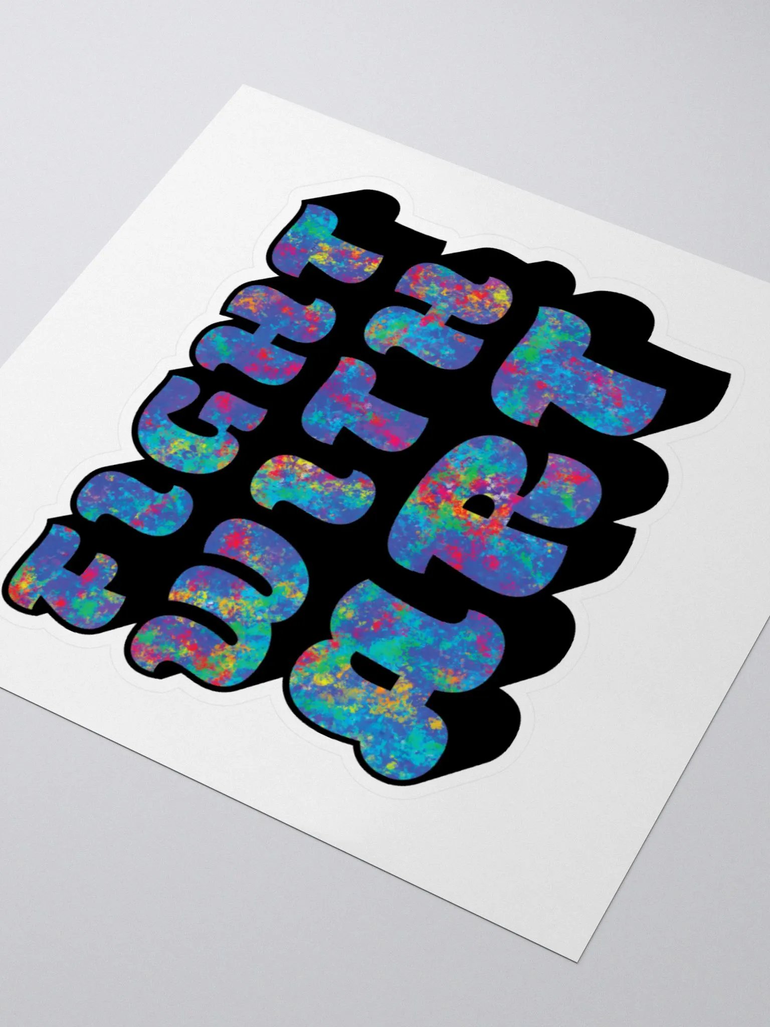 Fight With Art Sticker product image (3)