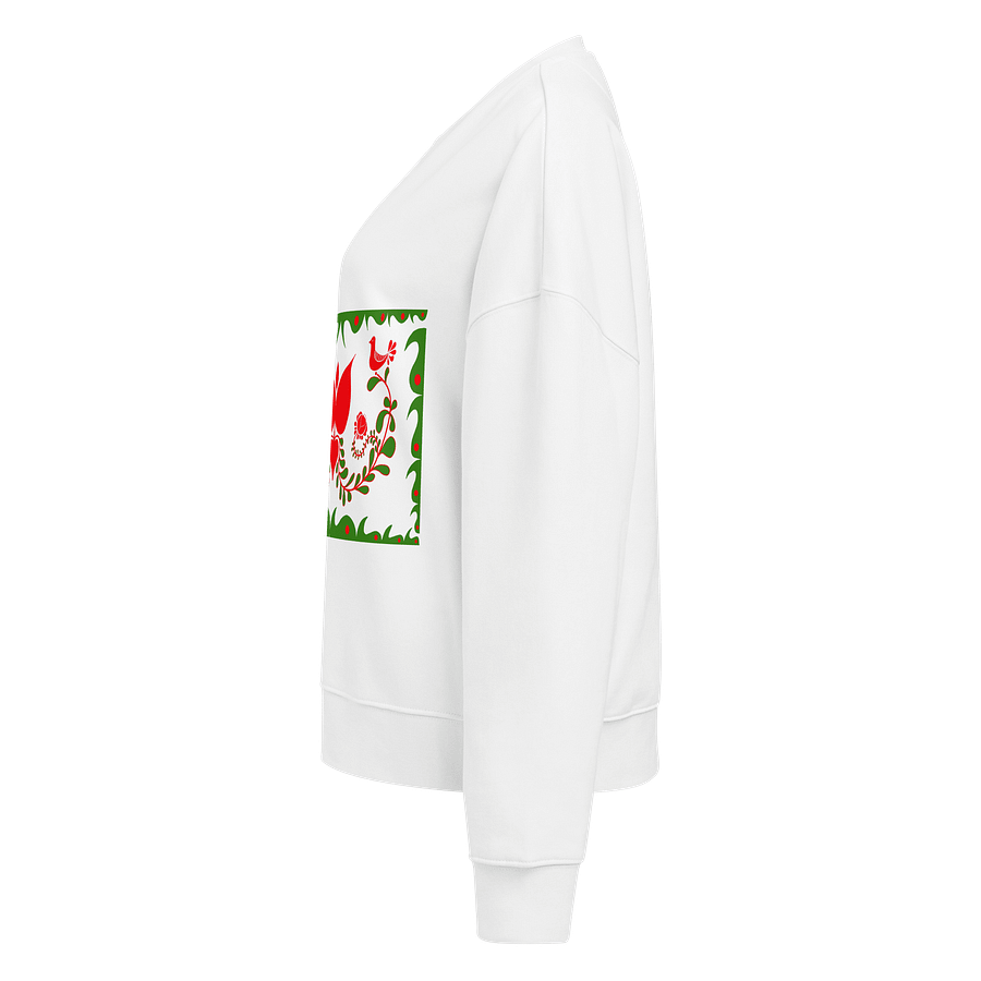 Hungarian Traditional Love Organic Sweatshirt product image (3)