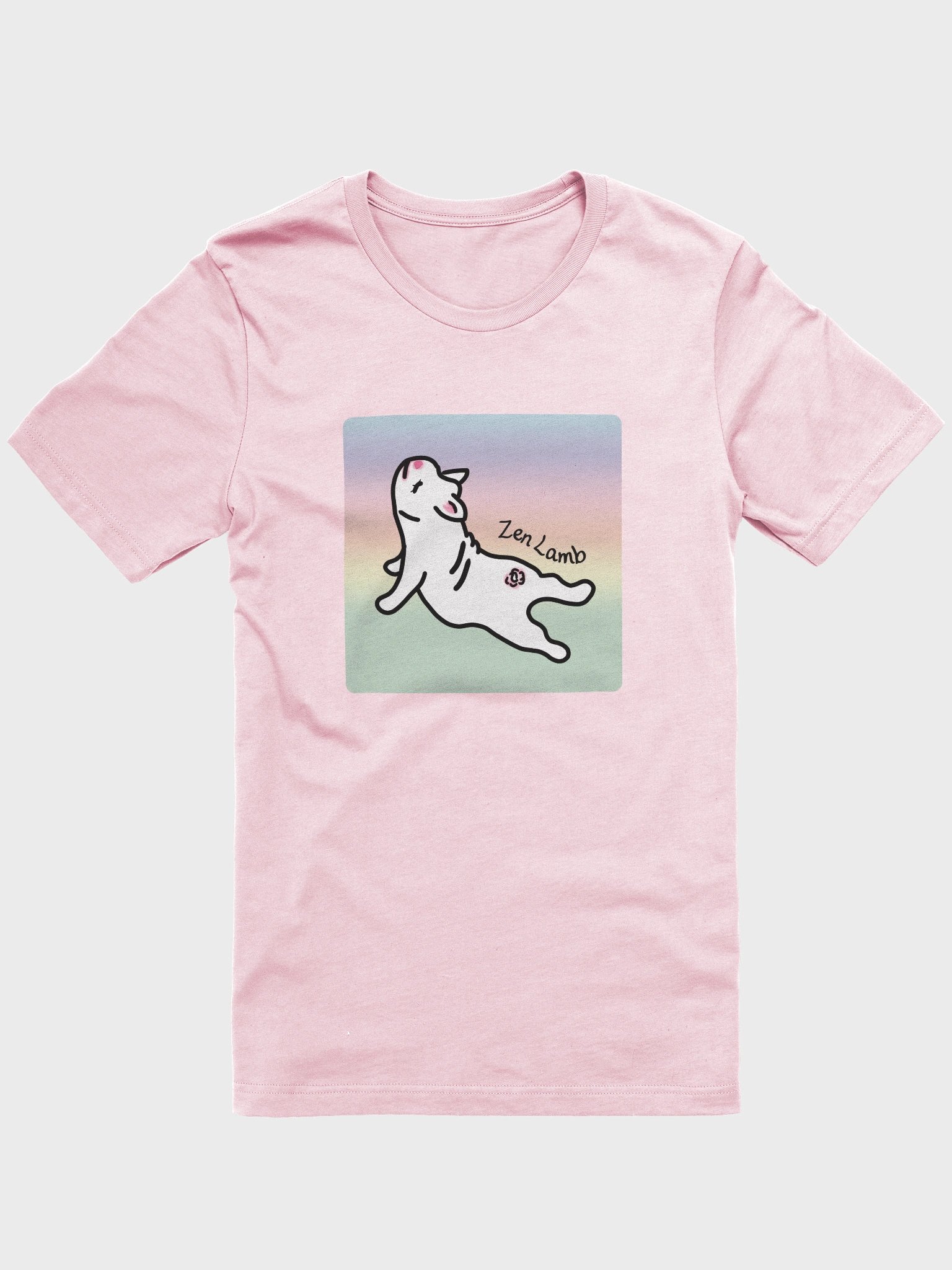 Zen Lamb Rainbow (Unisex Tee) product image (1)