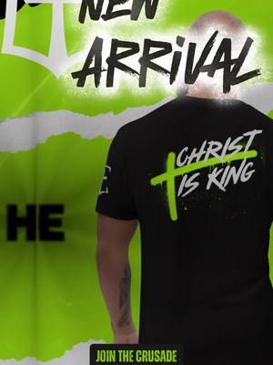 HE IS RISEN! CHRIST IS KING! Veteran owned and operated-Gear up for battle at CrusadeThreads.com #fyp #fypシ #Jesus #Christ #apparel #christiantiktok 