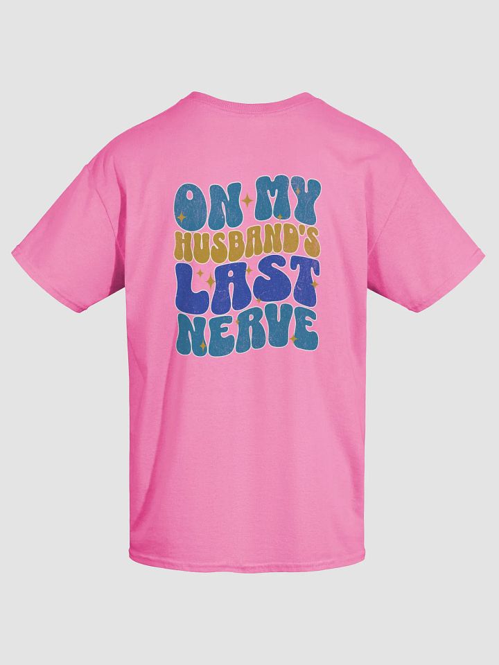 Funny Retro Wife Quote – On My Husband’s Last Nerve Bold 70s Style product image (65)