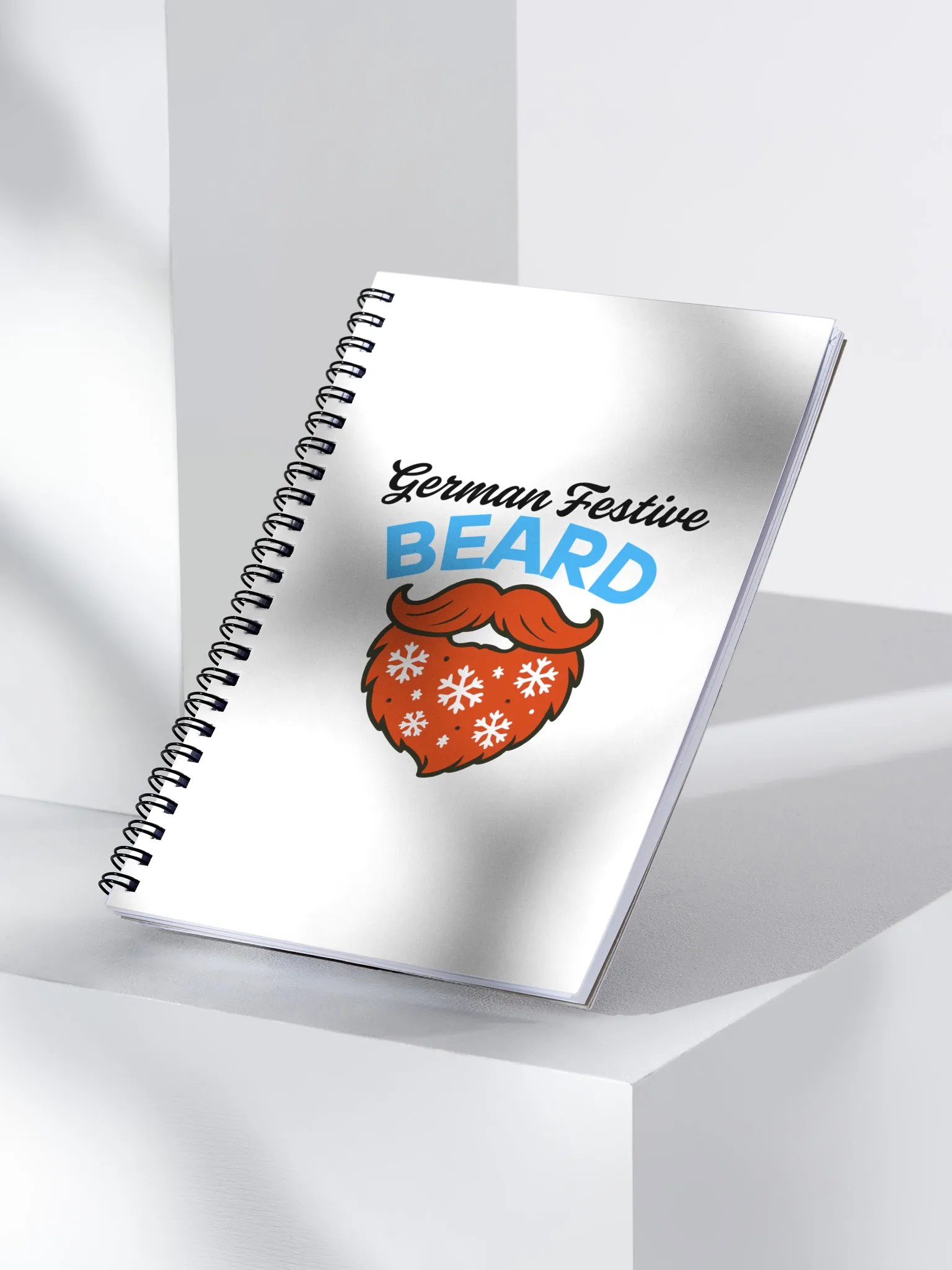 German Festive Beard Spiral Notebook product image (3)