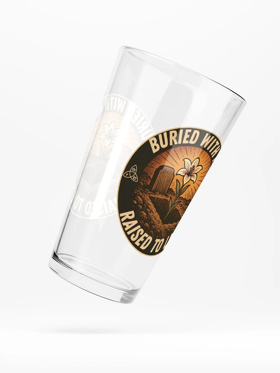 Raised to Life pint glass product image (4)