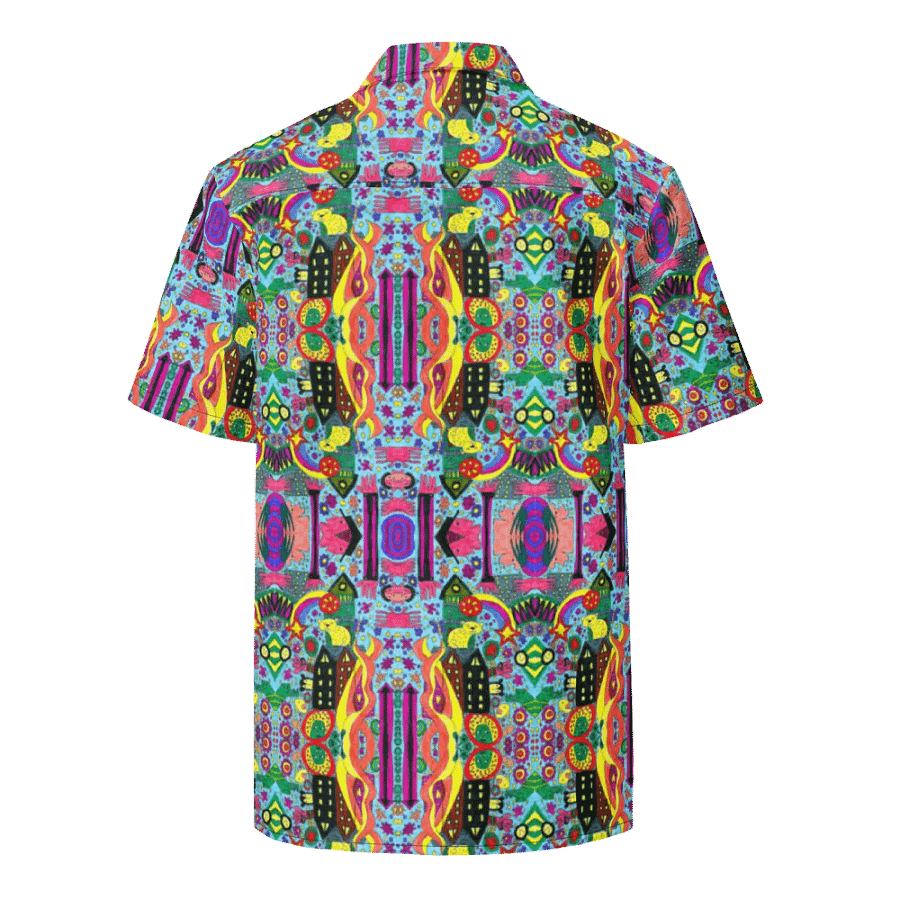 Abstract Doodle Art Joy Unisex Hawaiian Shirt product image (8)