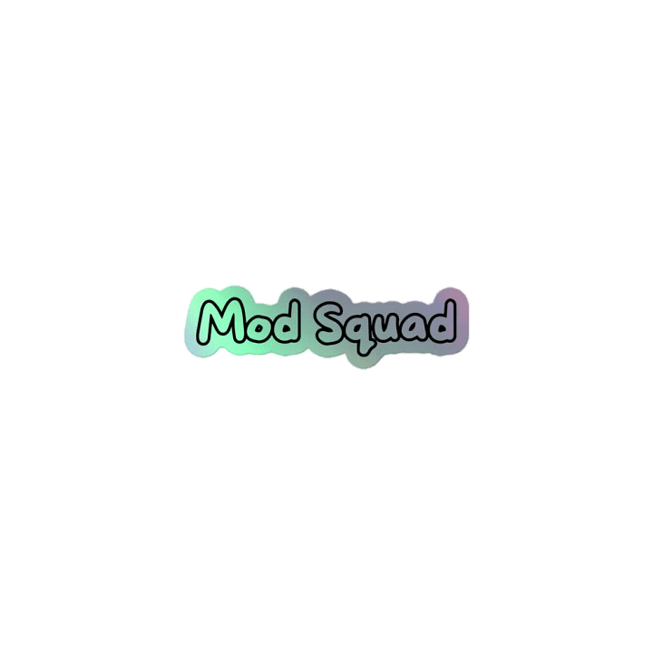 Mod Squad Holographic Sticker product image (1)