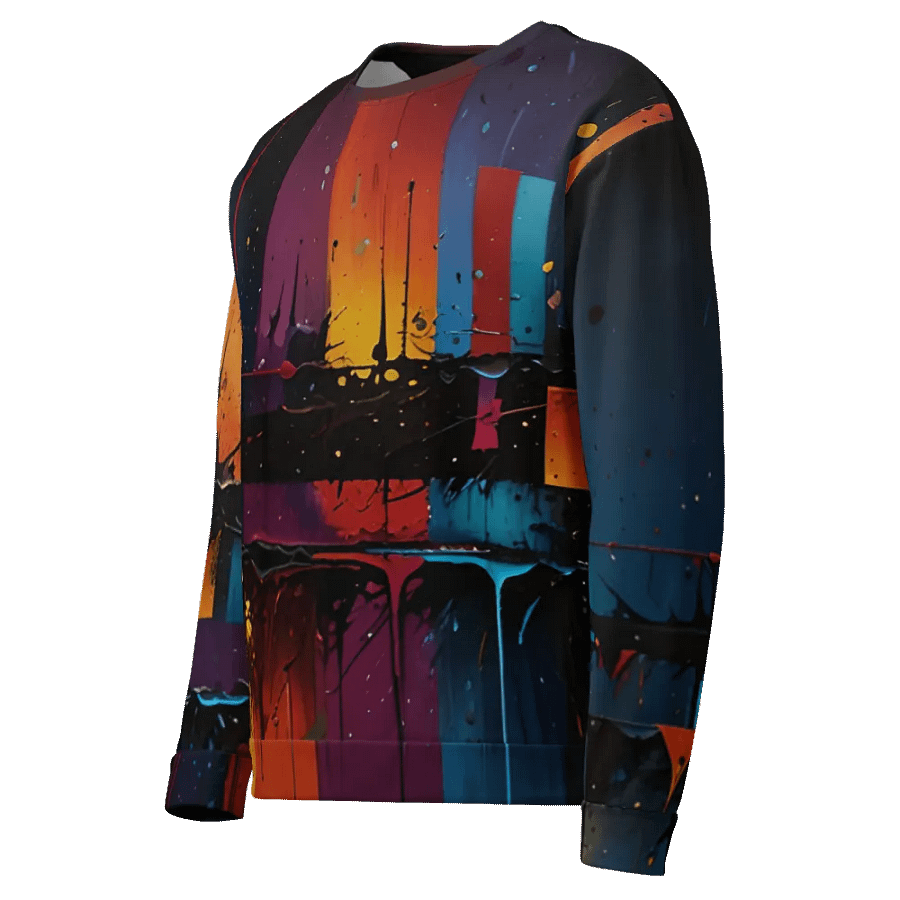 Acrylics All-Over Print Recycled Unisex Sweatshirt product image (7)