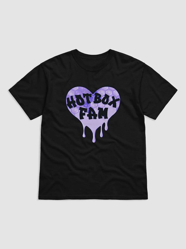 HOT BOX FAM PURPLE HONEY COMB LOGO TEE product image (5)