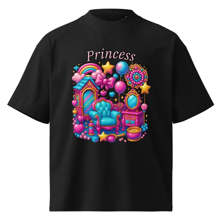 Princess - Dollhouse Color Burst - Stanley/Stella Unisex Organic Oversized T-Shirt SATU020 product image (1)