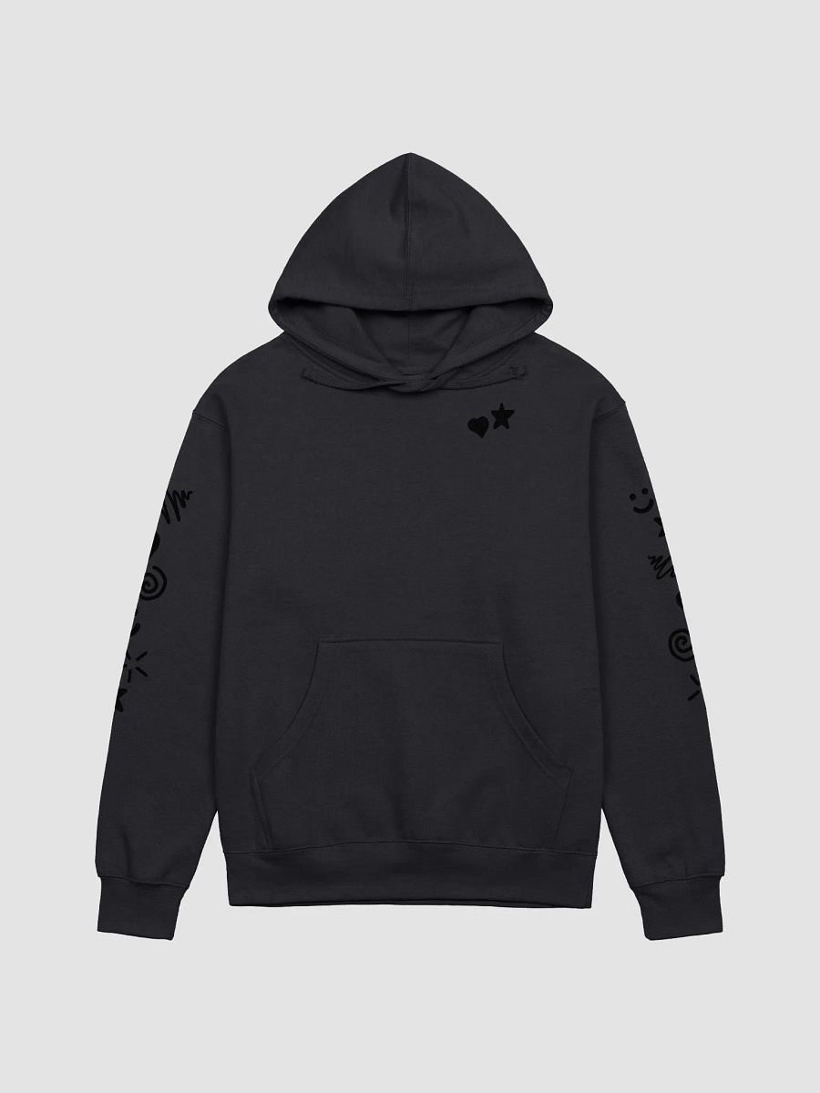 teacups Doodle Hoodie (Black) product image (1)