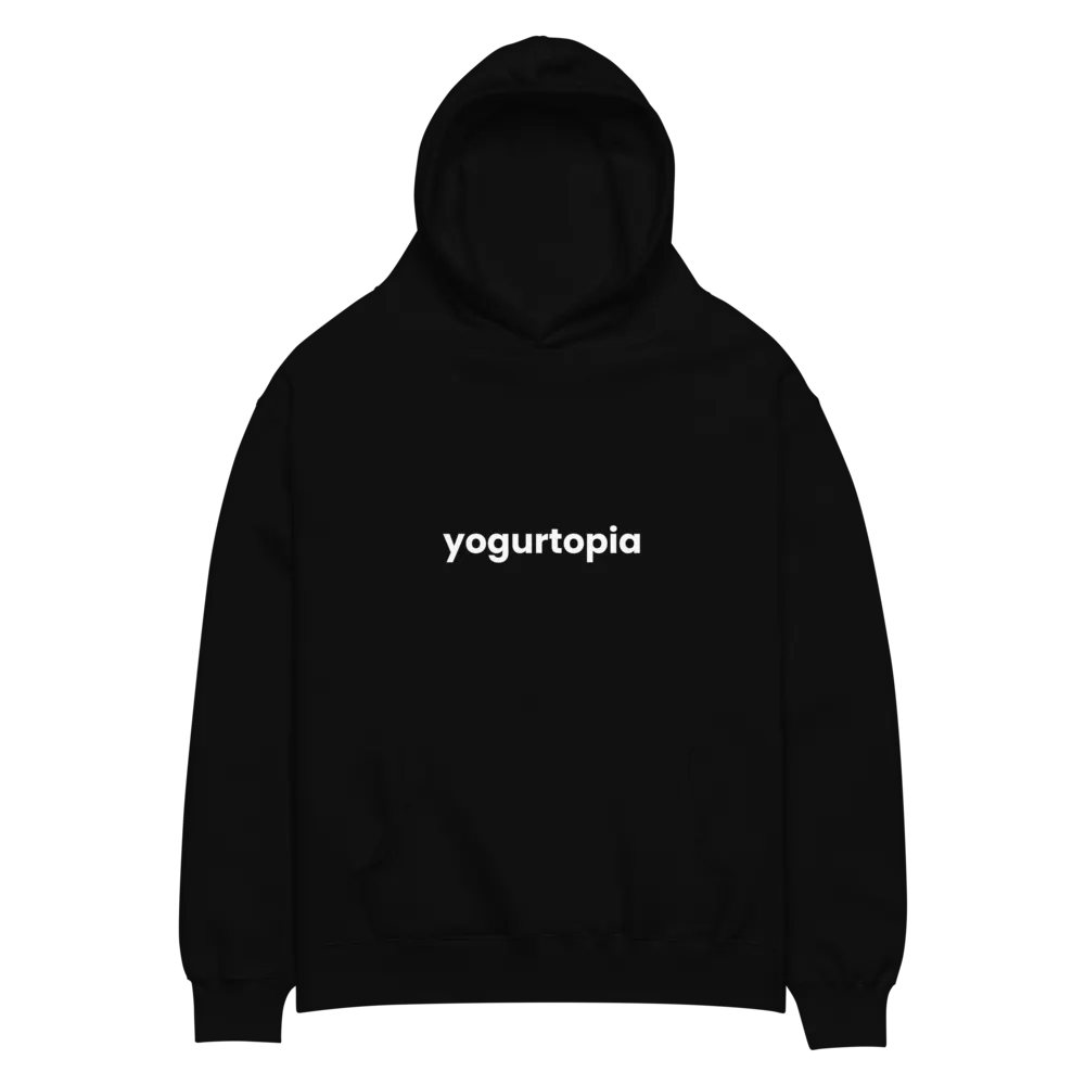 unisex "yogurtopia" oversized hoodie product image (4)