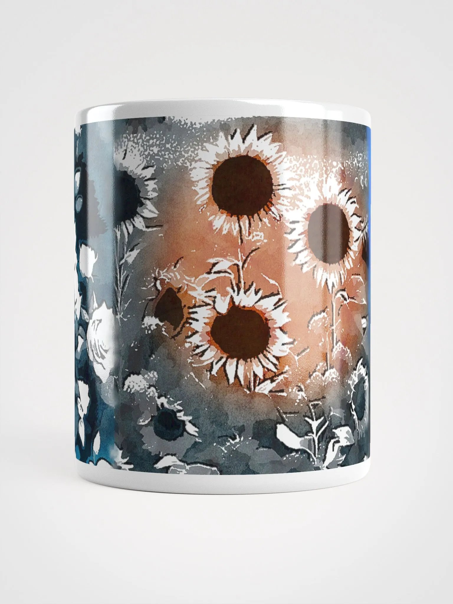 Floral Fusion White Glossy Mug product image (14)