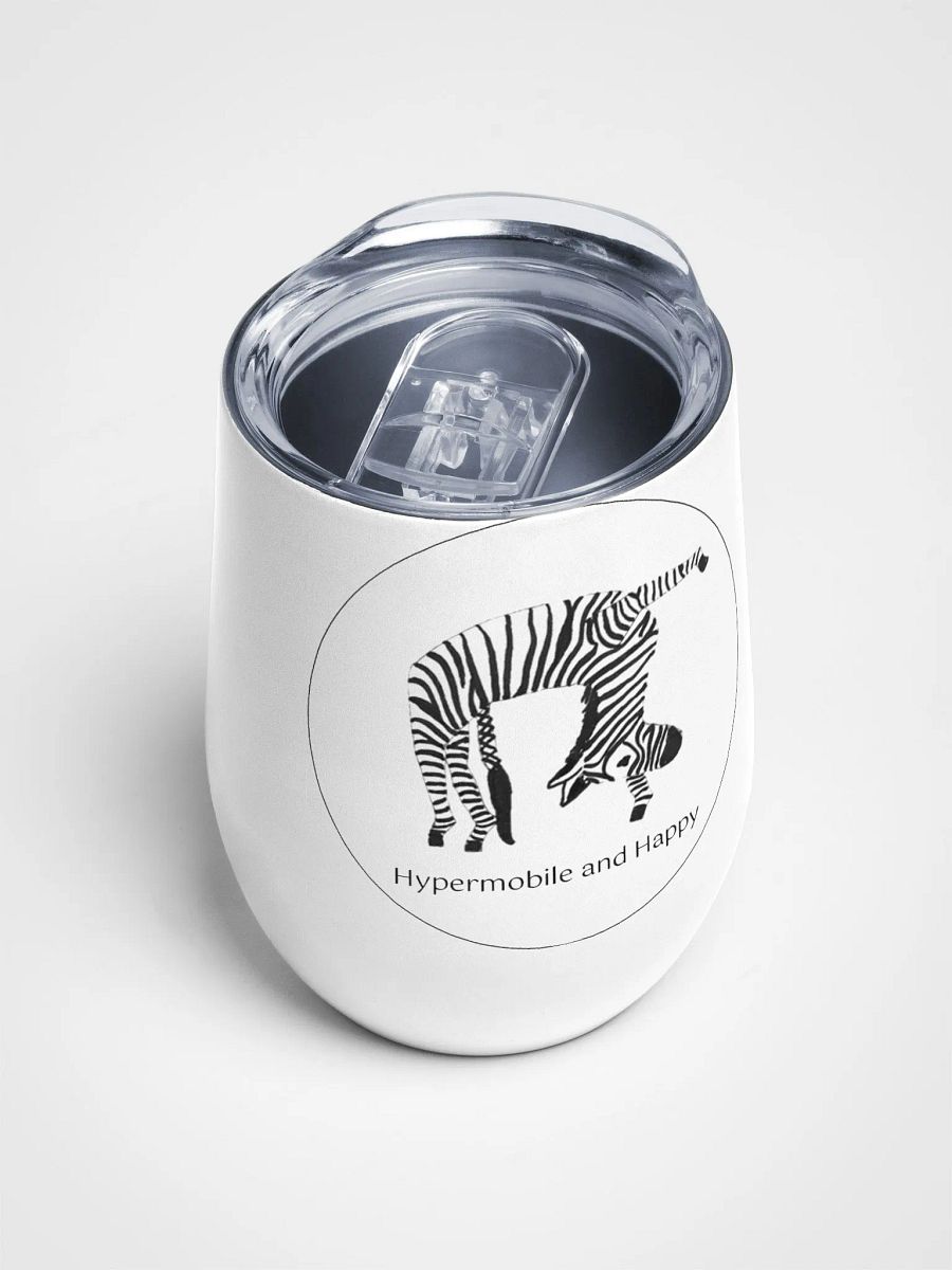 Stainless Steel Bendy Zebra Wine Tumbler product image (4)