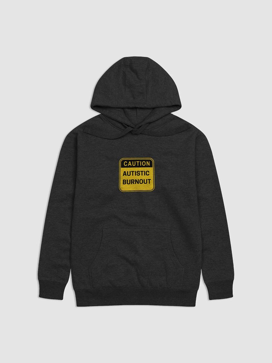 CAUTION: ASD BURNOUT printed heavyweight hoodie product image (2)