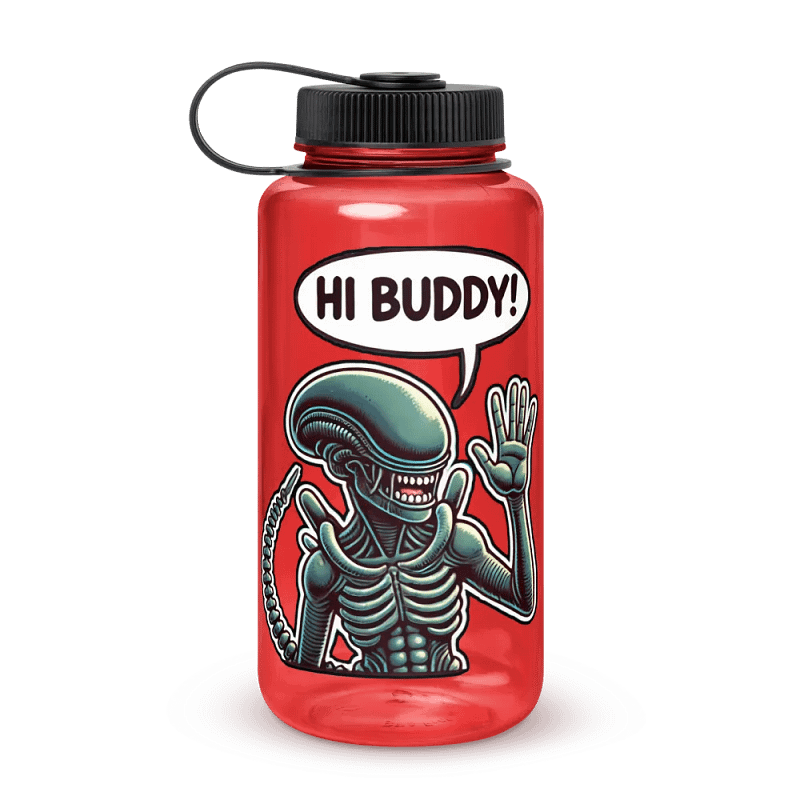 Galactic Greetings Wide Mouth Water Bottle
