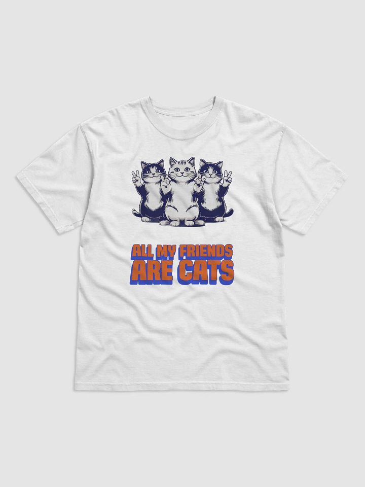 all my friends are cats t-shirt product image (1)