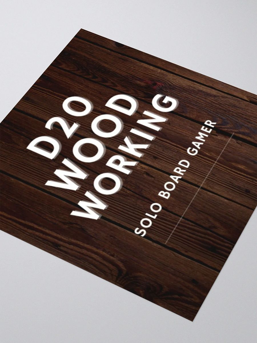 D20 Woodworking Sticker product image (3)
