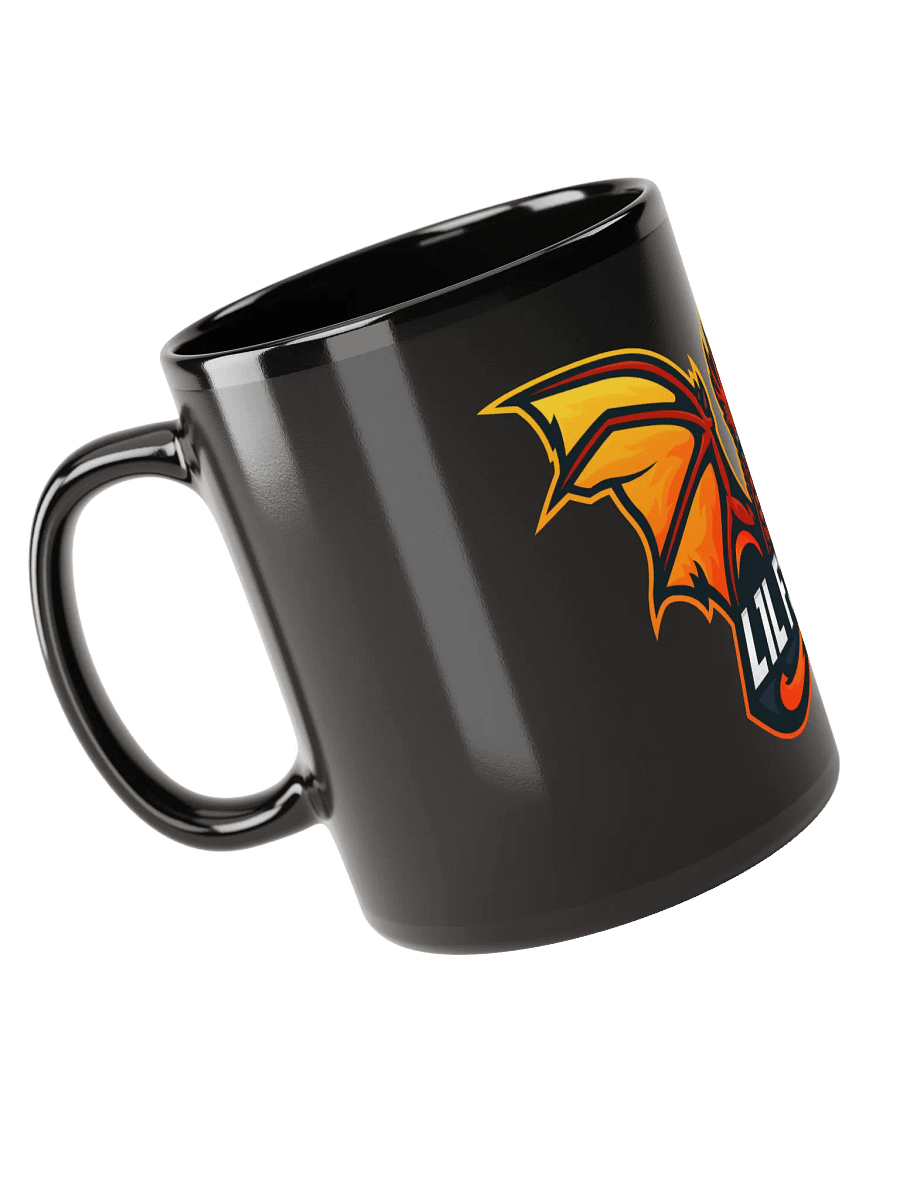 Glossy Black Mug - L1L_F3LL4 product image (3)