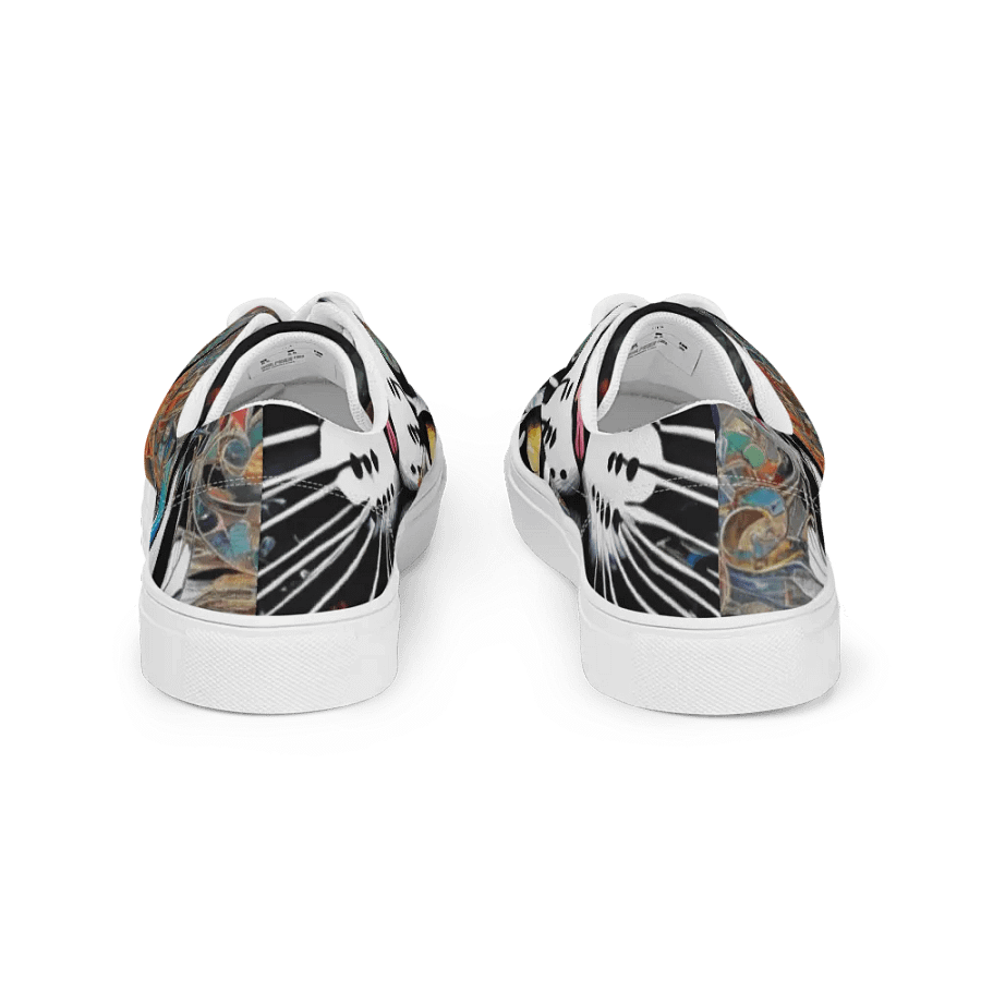 Cat Mosaic Canvas Shoes for Men product image (6)