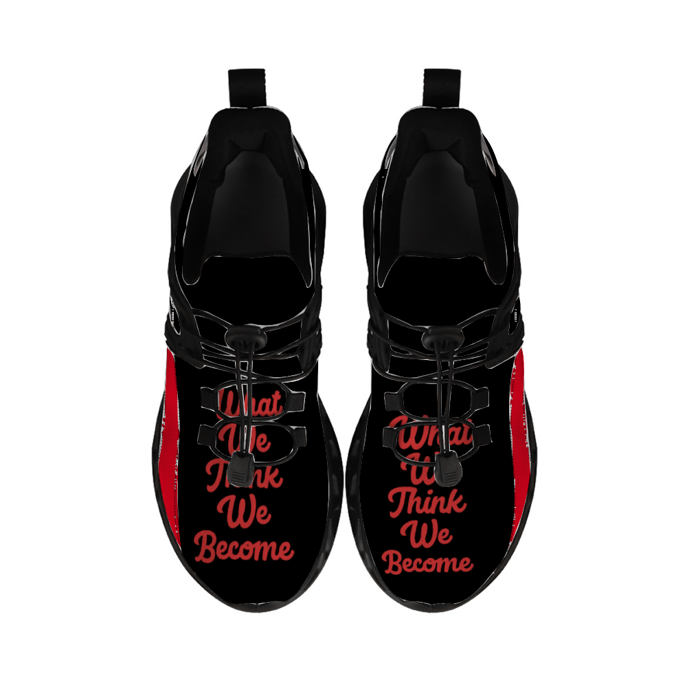 What,We,Think,We,Become Unisex Elastic Sport Sneakers Non-slip product image (3)